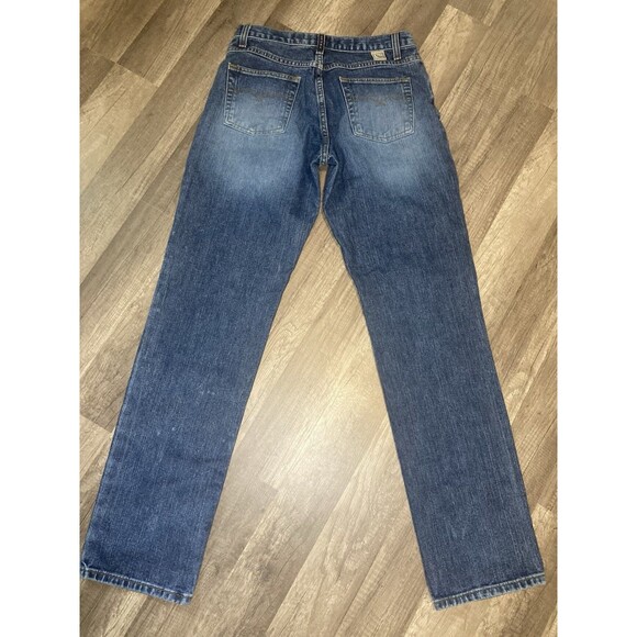 Cruel Girl Jeans Women 7L 29x34 Low Rise Relaxed Bootcut Dark Blue Denim Vtg Y2K - Picture 4 of 9